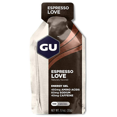 Енергетичний гель GU Energy Espresso Love, 32 г (40 мг кофеїну), фото 1