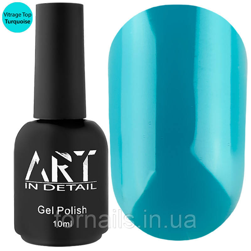 Вітражний топ ART Vitrage Top Turquoise, 10 мл, фото 1