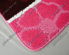Килимок для ванної 60х100 см "Квіти", колір рожевий, фото 6