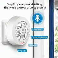 Бездротова система безпеки для дому APP TUYA Сучасна охоронна сигналізація для дому, фото 3