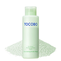 Ензимна пудра на основі цики, чайного дерева та папаїну TOCOBO Cica Calming Powder Wash 50g