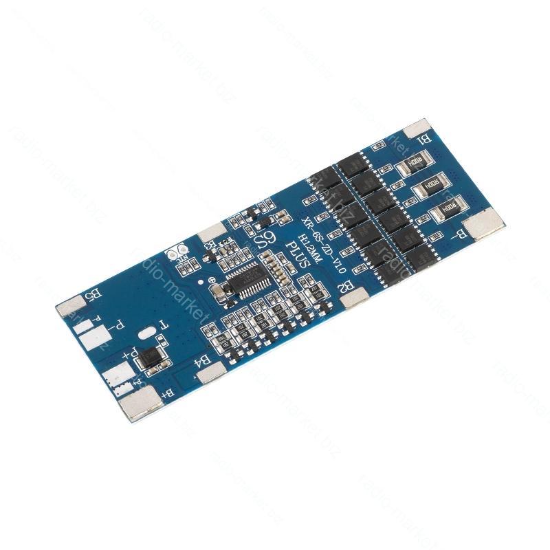 BMS контролер заряду-розряду 6-х Li-Ion