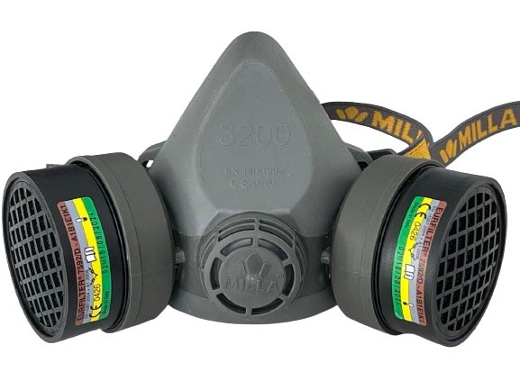 Eurmask 3200 - A1B1E1K1 півмаска з фільтром від хімії