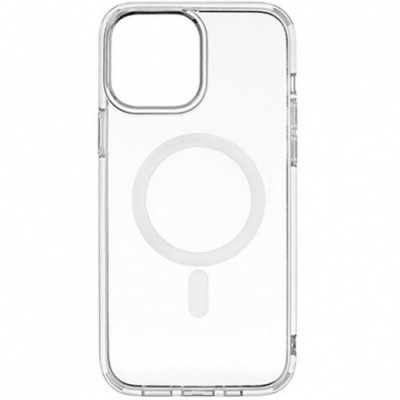 Силіконовий чохол MagSafe для Apple iPhone 16 Pro (Прозорий)