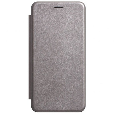 Чохол-книжка Premium Leather для Xiaomi Redmi Note 9S/Note 9 Pro (Сірий)