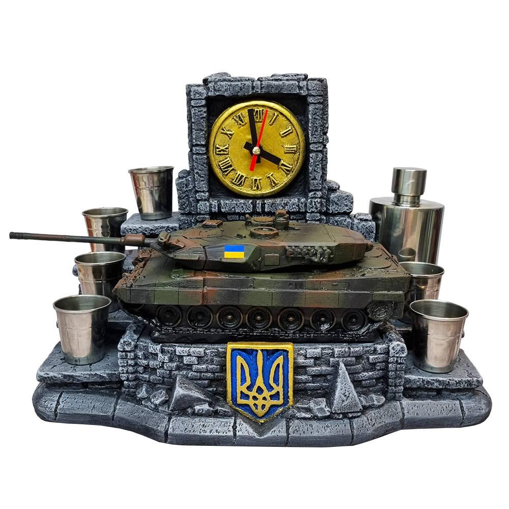 Штоф Leopard 2A6 №3 декоративна підставка, тематичний Міні Бар