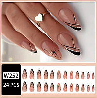 Нігті накладні, набір 24 шт