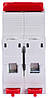 Автоматичний вимикач 2р, 10А, D, 6кА, AC 230/400, на DIN-рейку , E.NEXT, (s026124), фото 6