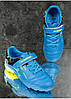 Кросівки футбольні дитячі Restime DDO24137-1 р.33 сороконіжки футбольні блакитні дитячі шиповки бампи, фото 3