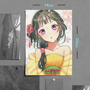 "Маомао (Монолог травниці / Apothecary Diaries)" плакат (постер) розміром А5 (14х20см)