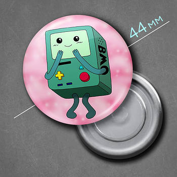 "БіМО (Час пригод)" магніт круглий Ø44 мм