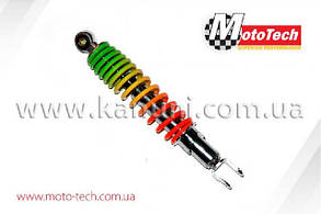 Амортизатор GY6, DIO ZX 310 mm, регульований "NDT" (веселка) Mototech