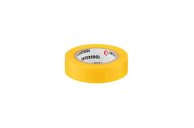 Стрічка ізоляційна Intertool – 10 м x 17 x 0,15 мм жовта 10 шт.