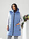 Жіночий жилет осінь на синтепоні батал новинка 2024, фото 6