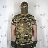 Футболка з тканини Quick-Dry в камуфляжі мультікам, фото 6