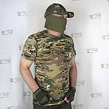 Футболка з тканини Quick-Dry в камуфляжі мультікам, фото 5