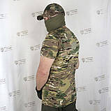 Футболка з тканини Quick-Dry в камуфляжі мультікам, фото 9