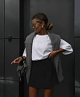 Женская стильная юбка-шорты новинка 2025