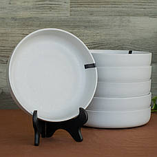 Сервіз із керамічного посуду Ardesto Trento White 30 предметів, фото 2