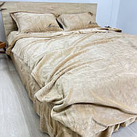 Велюровий комплект постільної білизни Євро розмір 200*230  Pretty Monica