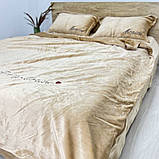 Велюровий комплект постільної білизни Євро розмір 200*230  Pretty Monica, фото 11