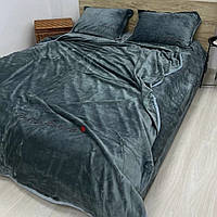 Велюровий комплект постільної білизни Євро розмір 200*230  Pretty Monica