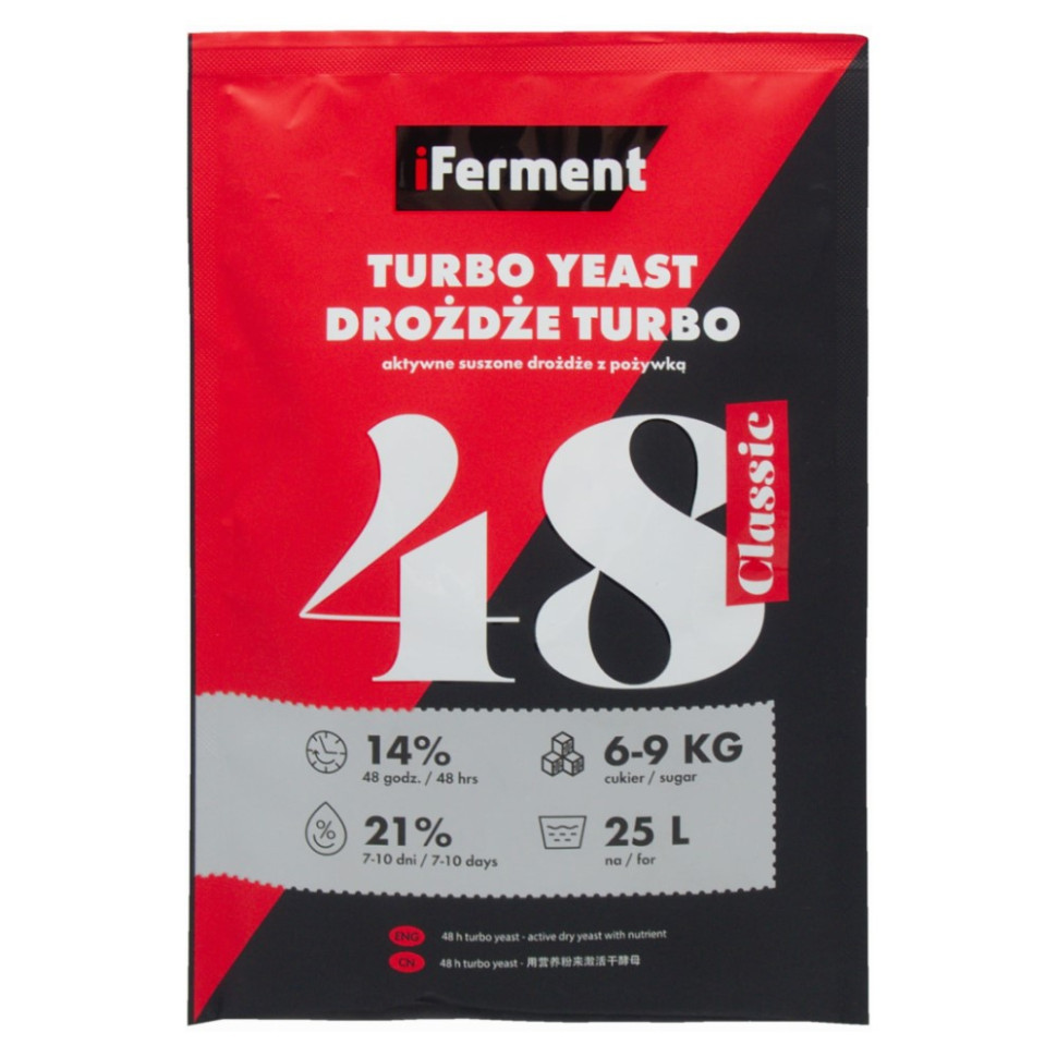 Турбо дріжджі IFERMENT Alcotec Classic 48