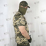 Футболка з тканини Quick-Dry в камуфляжі MМ-14, фото 4