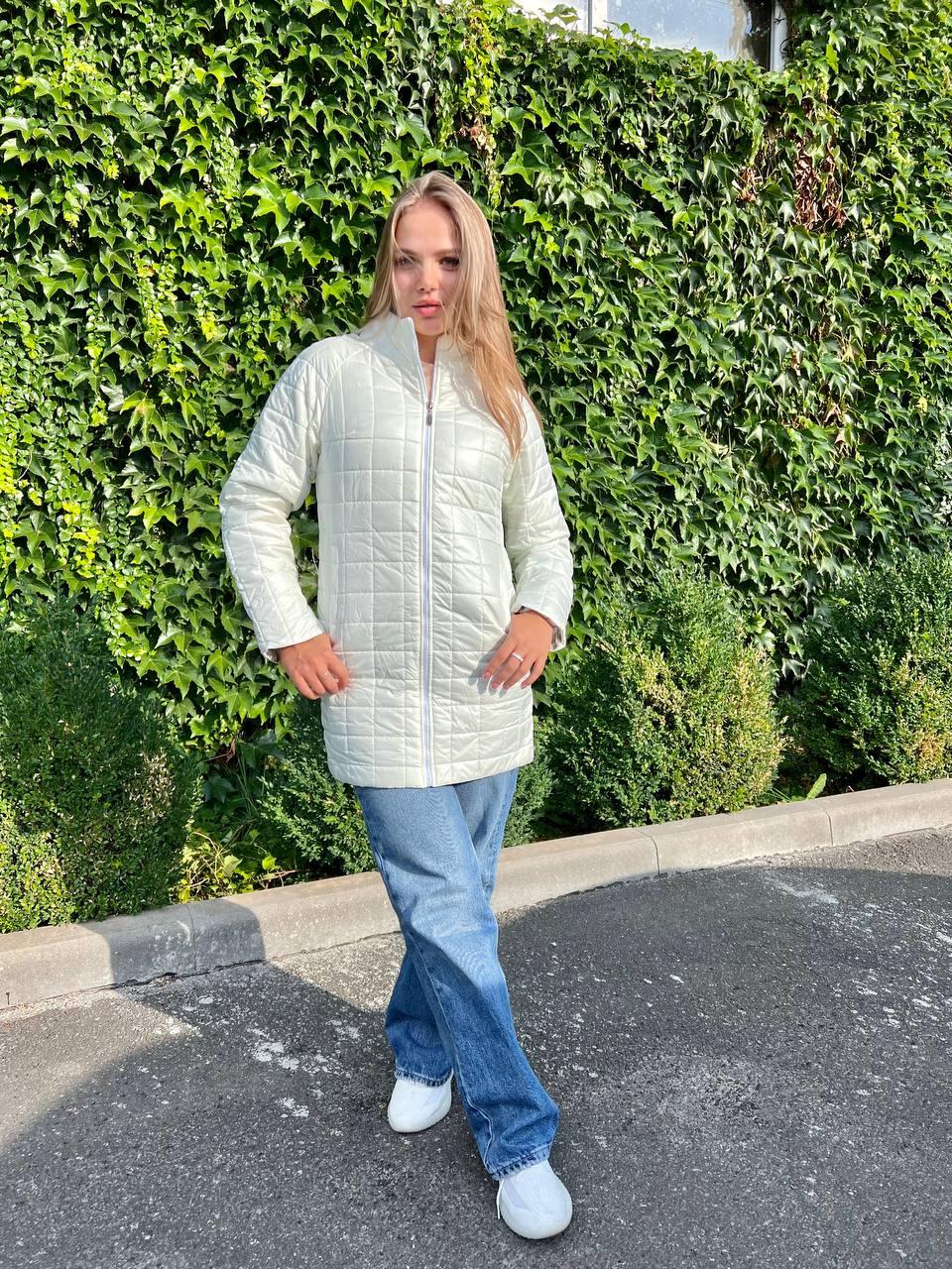 Куртка демісезонна, модель 761, молочний