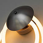 Светодиодная LED бра шланг 16 Вт колір каркасу чорний хром D-0716-BHR, фото 4