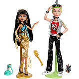 Monster High Cleo Deuce HRP86 Набір ляльок Монстр Хай Клео де Ніл і Д'юс Горгон Репродукція, фото 3