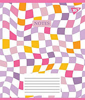 Зошит шкільний Yes 12 аркушів коса лінія Smile (25)