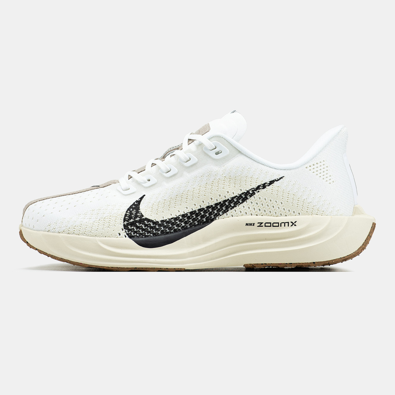 Чоловічі Кросівки Nike Air Zoom Pegasus Road Running White / Найк Аїр Зум Пегасус Роуд Раннінг Білі з Бежевим
