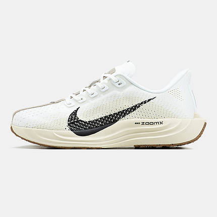 Чоловічі Кросівки Nike Air Zoom Pegasus Road Running White / Найк Аїр Зум Пегасус Роуд Раннінг Білі з Бежевим, фото 1