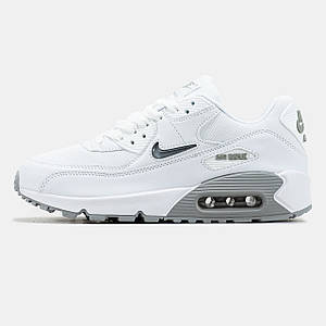 Nike Air Max 90 Jewel Swoosh White Grey 90 Krosonavtik 2357895067