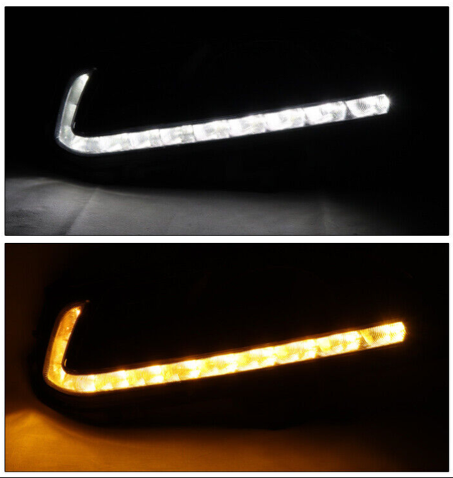 противотуманные ЛЕД фары на  Ford Fusion  ДХО 