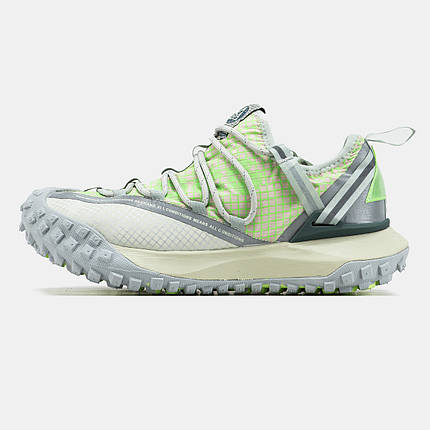 Зимові Чоловічі Кросівки Nike ACG Mountain Fly Low Green Grey / Найк АСГ Маунтін Флай Низькі Зелені із Сірим, фото 1