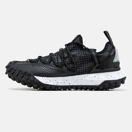 Зимові Чоловічі Кросівки Nike ACG Mountain Fly Low Black / Найк АСГ Маунтін Флай Низькі Чорні, фото 1
