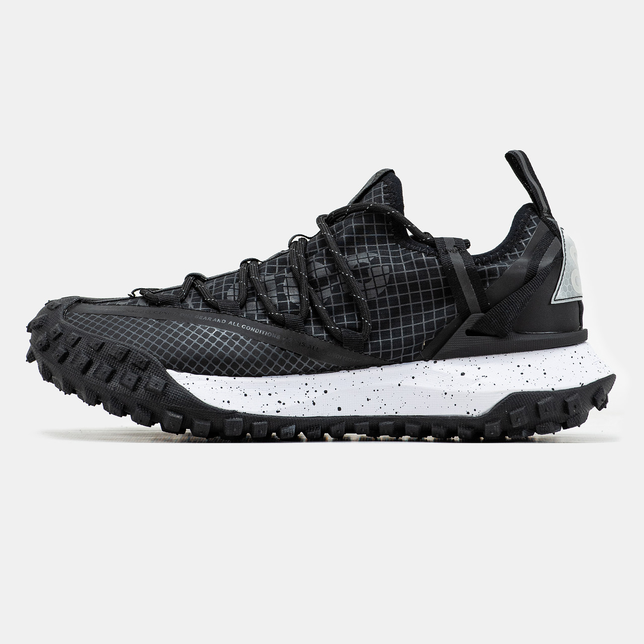 Зимові Чоловічі Кросівки Nike ACG Mountain Fly Low Black / Найк АСГ Маунтін Флай Низькі Чорні