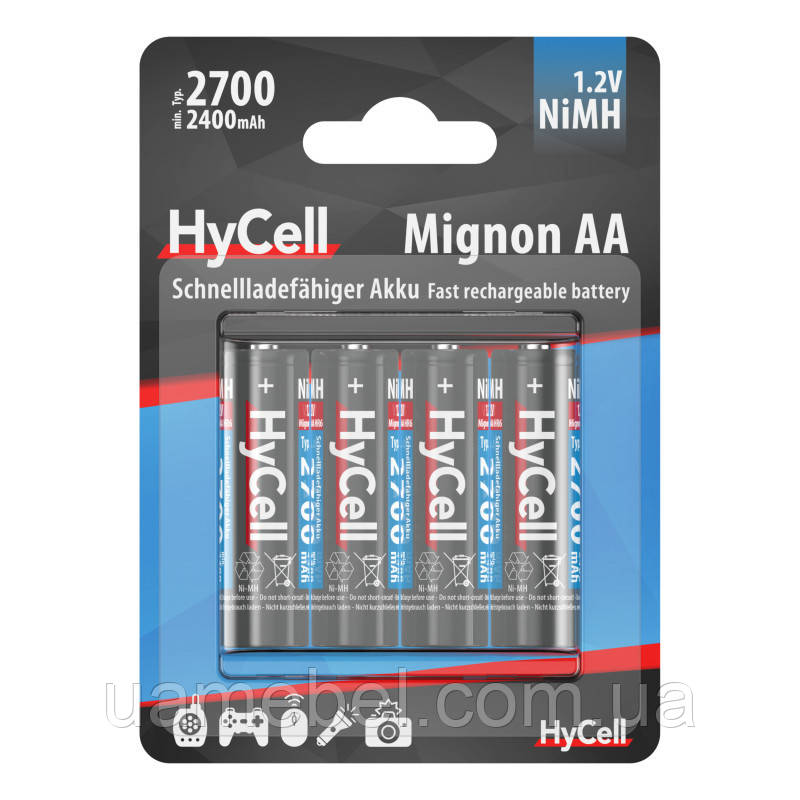 Акумулятор Ansmann HyCell AA 4 X 2700 mAh NiMH 1.2V
