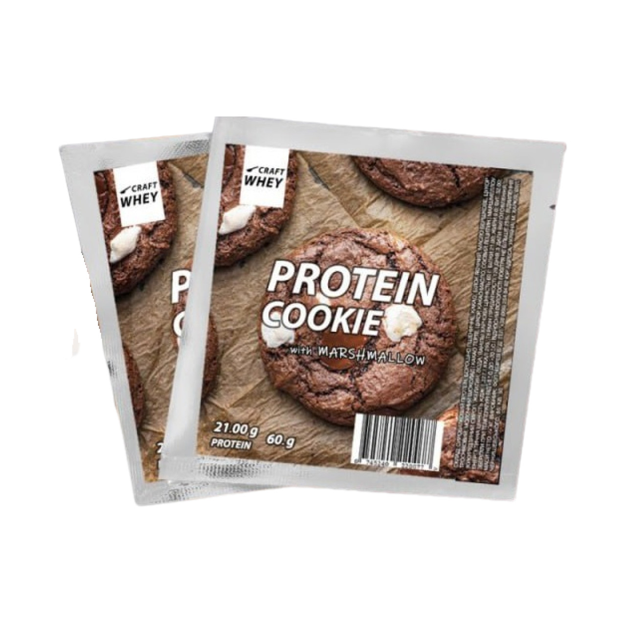 Protein Cookie - 60g Marshmallow (Поштучно), фото 1