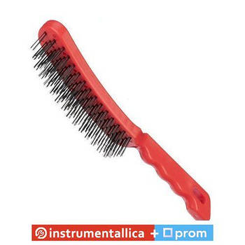 Щітка ручна 5- рядкова пластиковий корпус BT-0008 Intertool