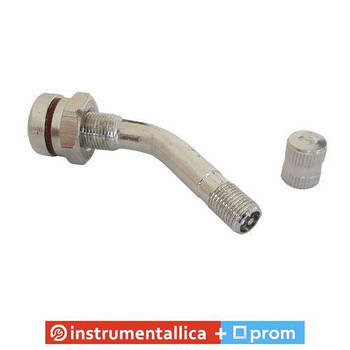 Вентиль безкамерний для вантажних автомобілів TR 543C посадка 9,7 мм кут 45° довжина 59 мм для легкосплавних дисків