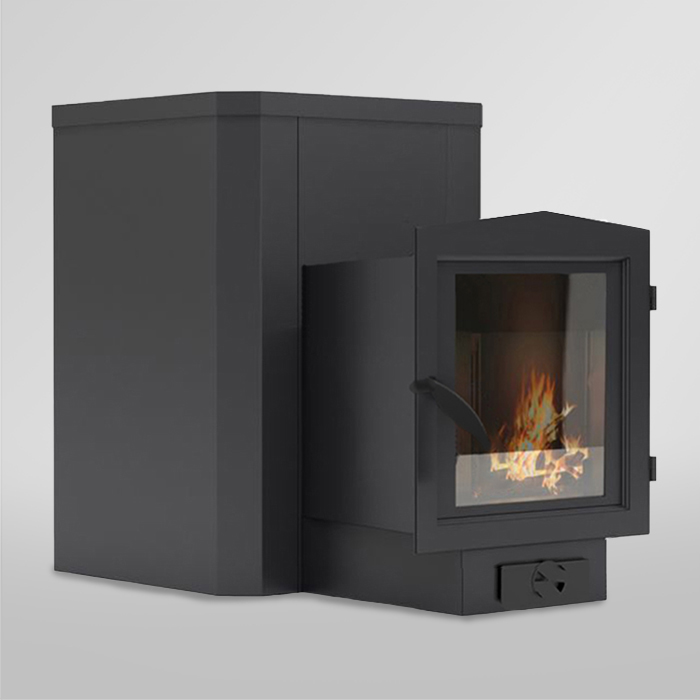 Піч для сауни Класик 20 м3 зі склом 400*400 та виносом, фото 1