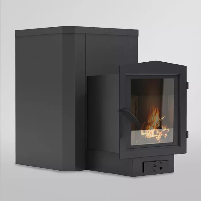 Піч для сауни Класик 30 м3 з виносом і склом 305*305, фото 1