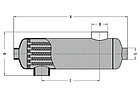 Теплообмінник для басейну B130.FF 38кВт трубчастий, фото 2