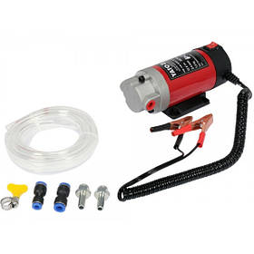 Помпа для викачування оливи з двигуна від акумулятора 12 В, 100 Вт, 2-4 л/хв YATO YT-07140