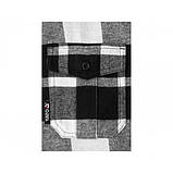 Фланелева сорочка, біло-чорна, YATO YT-78814 розмір L, фото 3