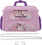 Дитяча скарбничка-сумка з кодовим замком і відбитком пальця арт. F 860 D, фото 8