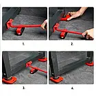 Набір для переміщення меблів і техніки до 150 кг Moving Helpers 5в1 — для пересування важких предметів, фото 6